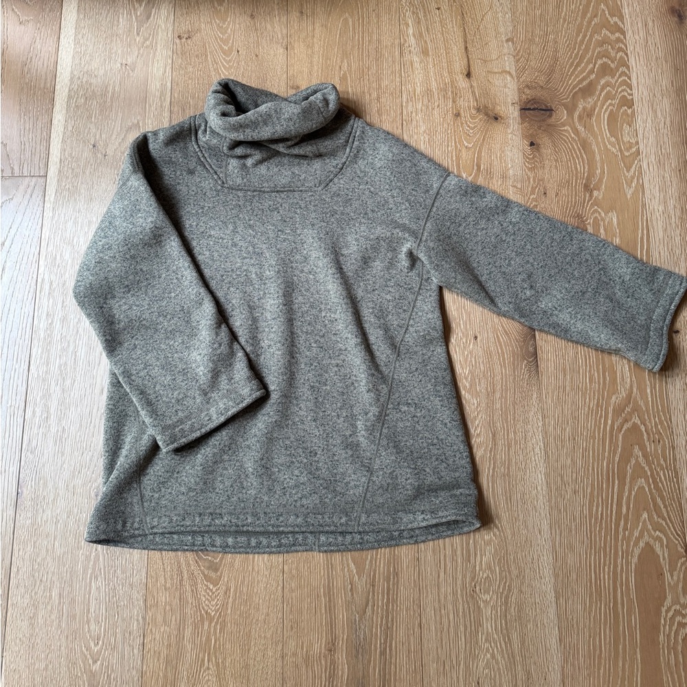 Stio Sweetwater Cowl Neck Fleece Pullover Sweater Size Medium